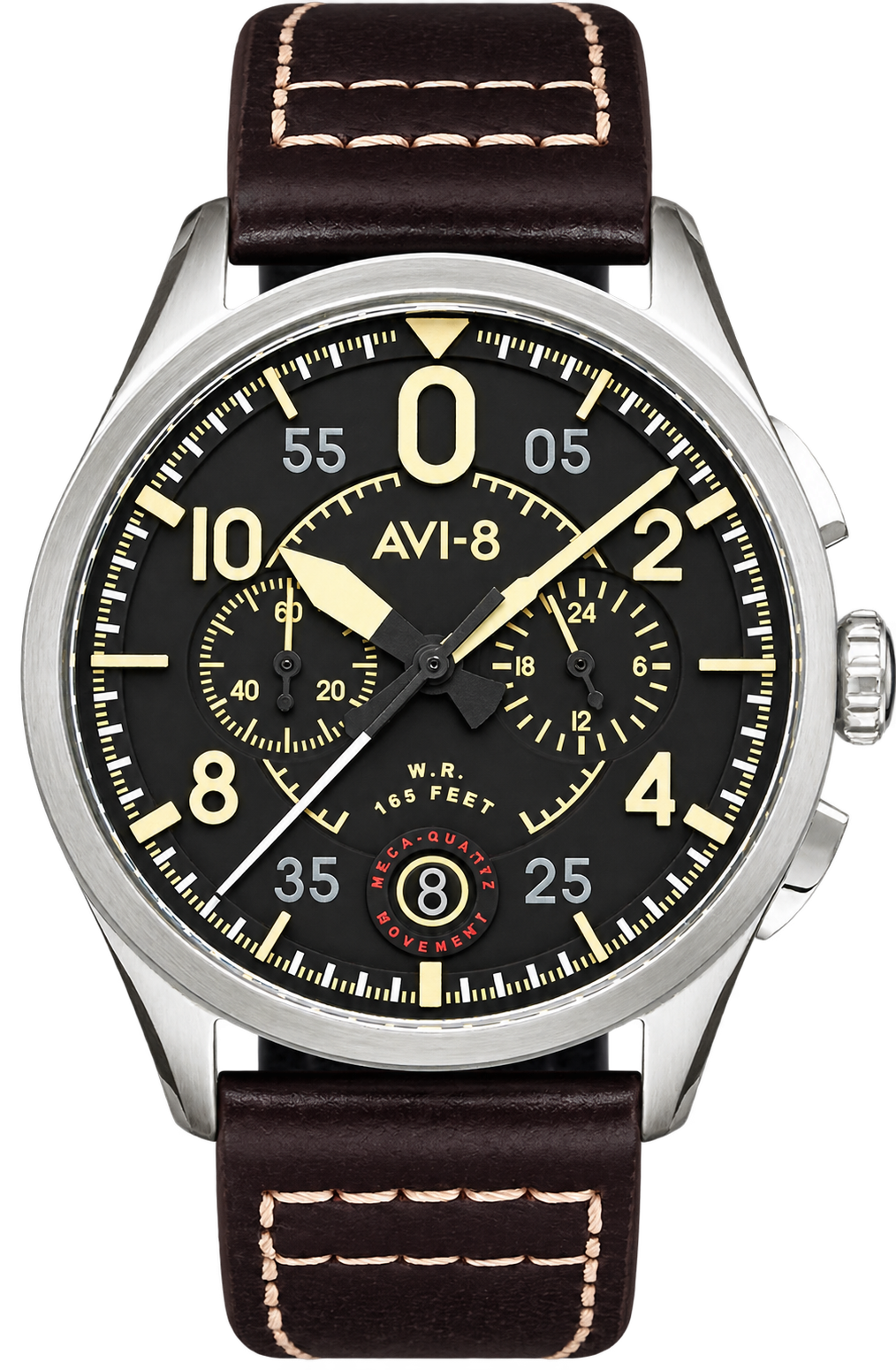 Spitfire Lock Chronograph ブラックダイヤル・シルバーケース